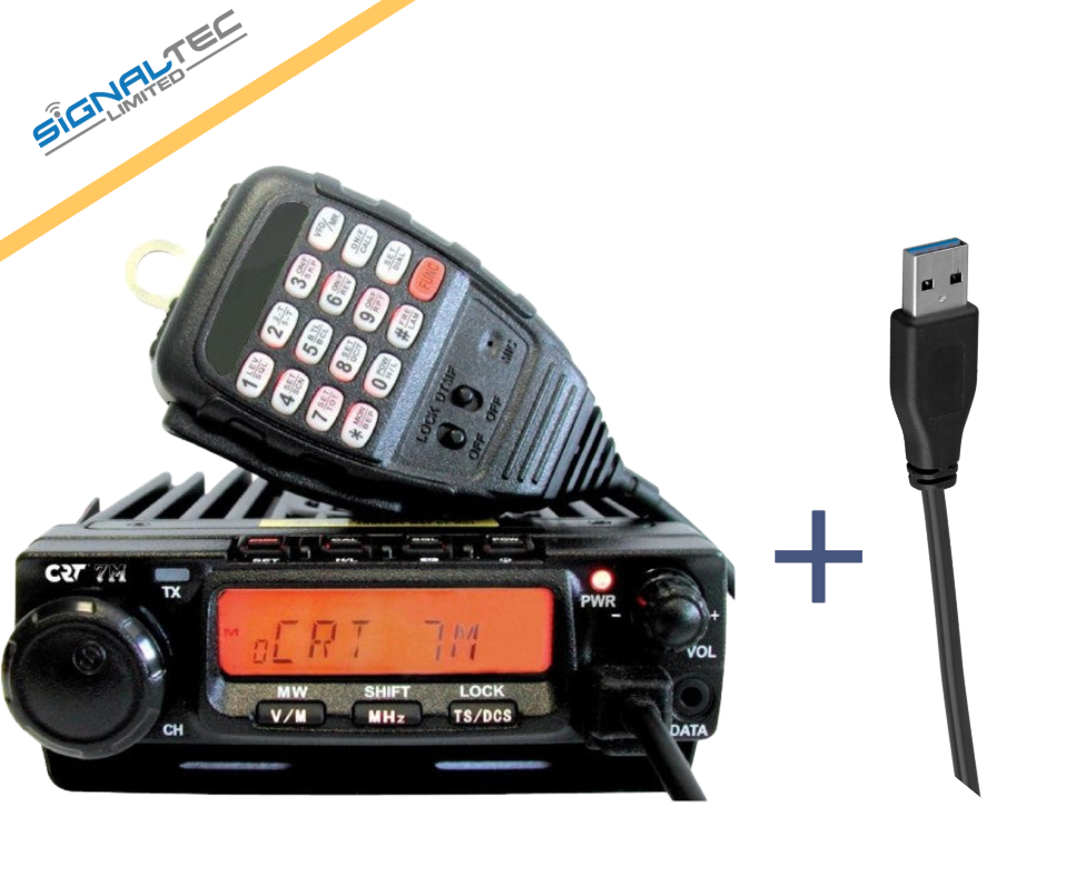CRT 7M HAM 446 MHZ UHF PMR RADIO + USB PROGRAMMING CABLE