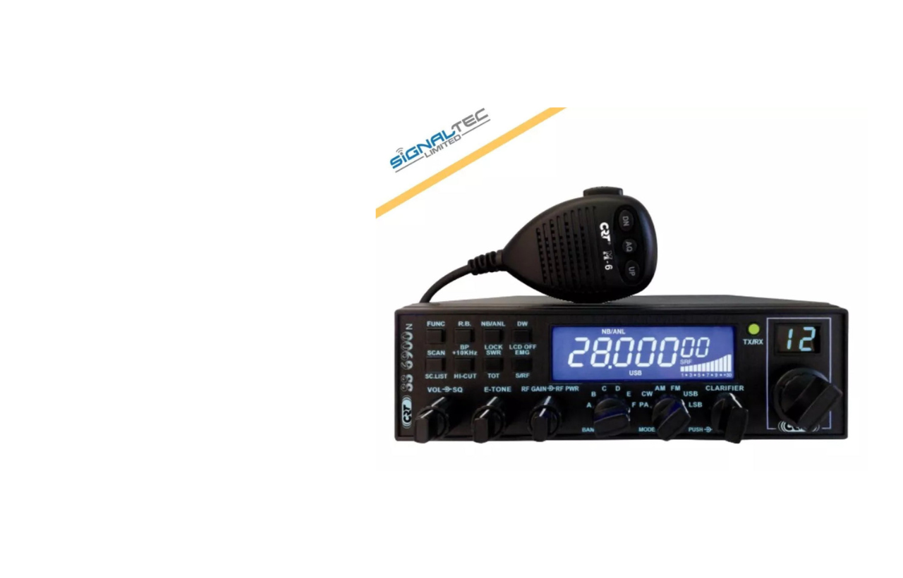 PRE PROGRAMMED CRT6900V 10M 11M CB AM FM LSB USB CW VERSION 7 NRC BOARD